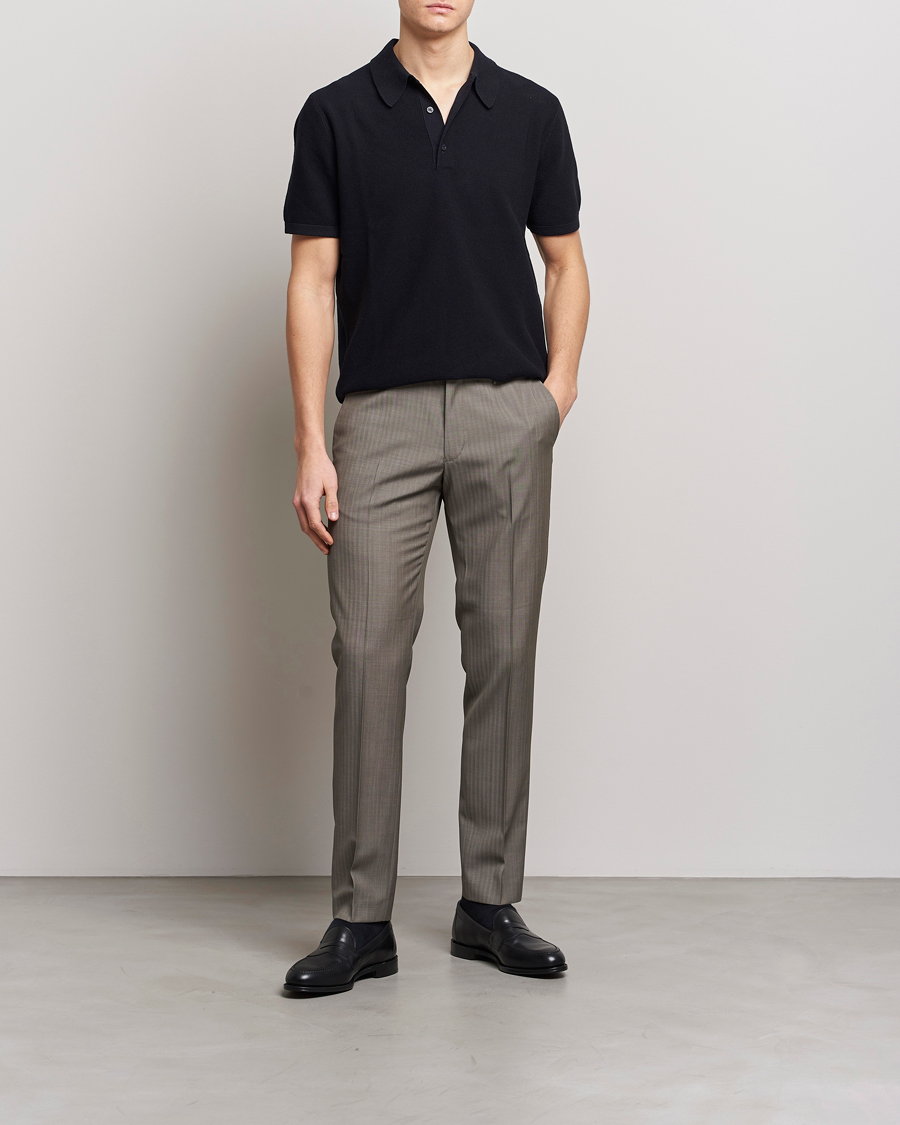 Herren | Hosen | Tiger of Sweden | Tenuta Wool Trousers Dark Sand