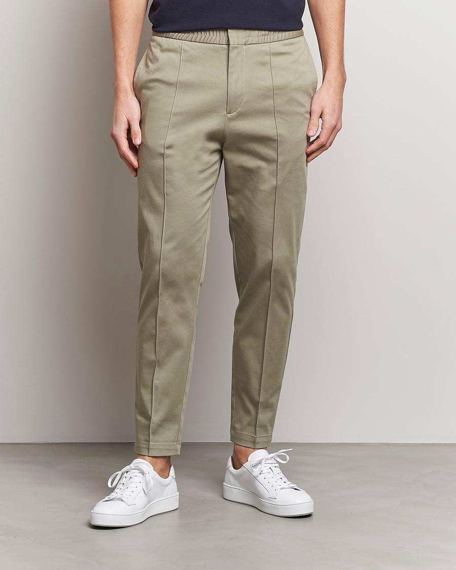 Herren | Hosen | Tiger of Sweden | Sosa Cotton Trousers Dusty Green
