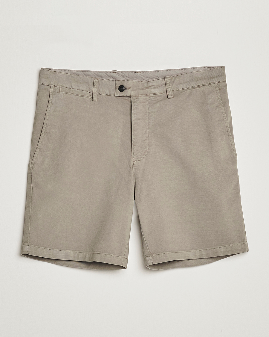Herren | Shorts | Tiger of Sweden | Caid Cotton Shorts Dusty Green