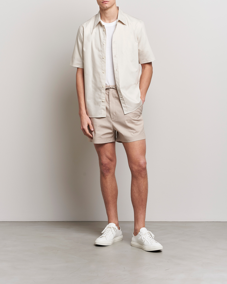 Herren | Shorts | Tiger of Sweden | Birch Linen Shorts Cream Sand