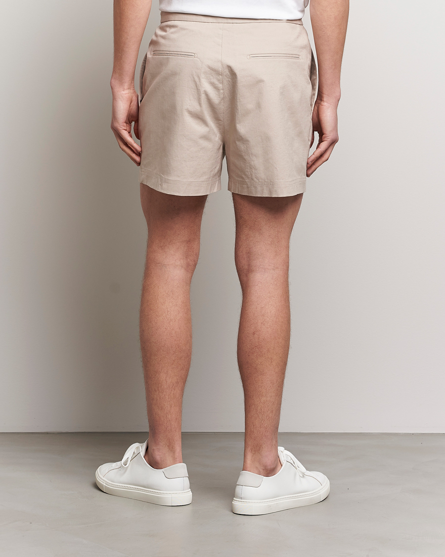 Herren | Shorts | Tiger of Sweden | Birch Linen Shorts Cream Sand