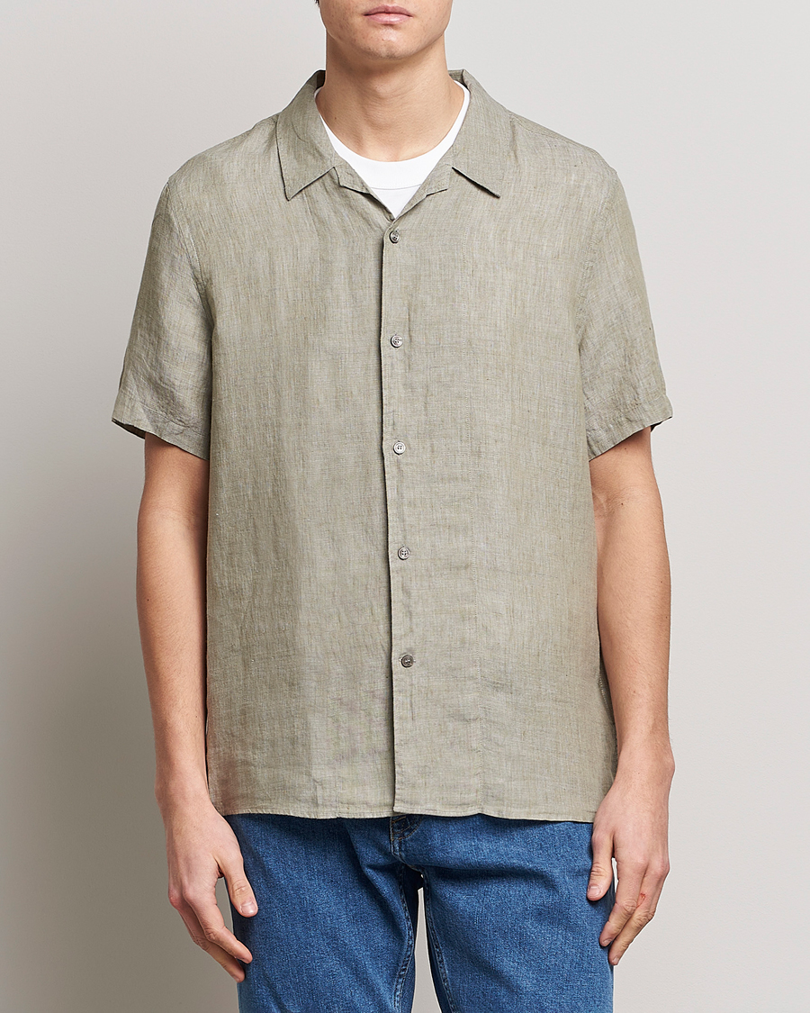Herren | Hemden | Tiger of Sweden | Riccerdo Linen Shirt Shadow