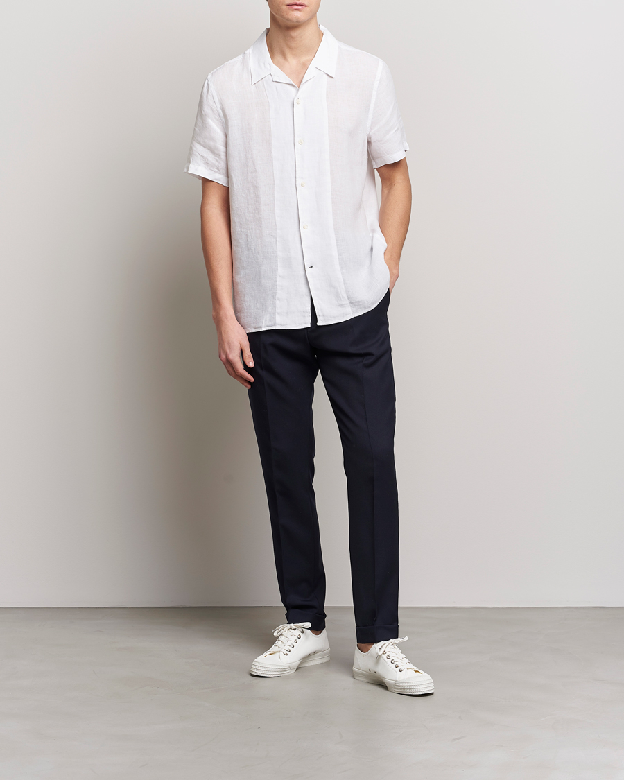Herren | Hemden | Tiger of Sweden | Riccerdo Linen Shirt Pure White