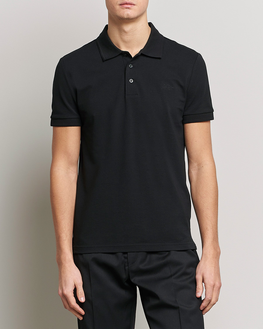 Herren | Poloshirts | Tiger of Sweden | Diaros Cotton Pique Black