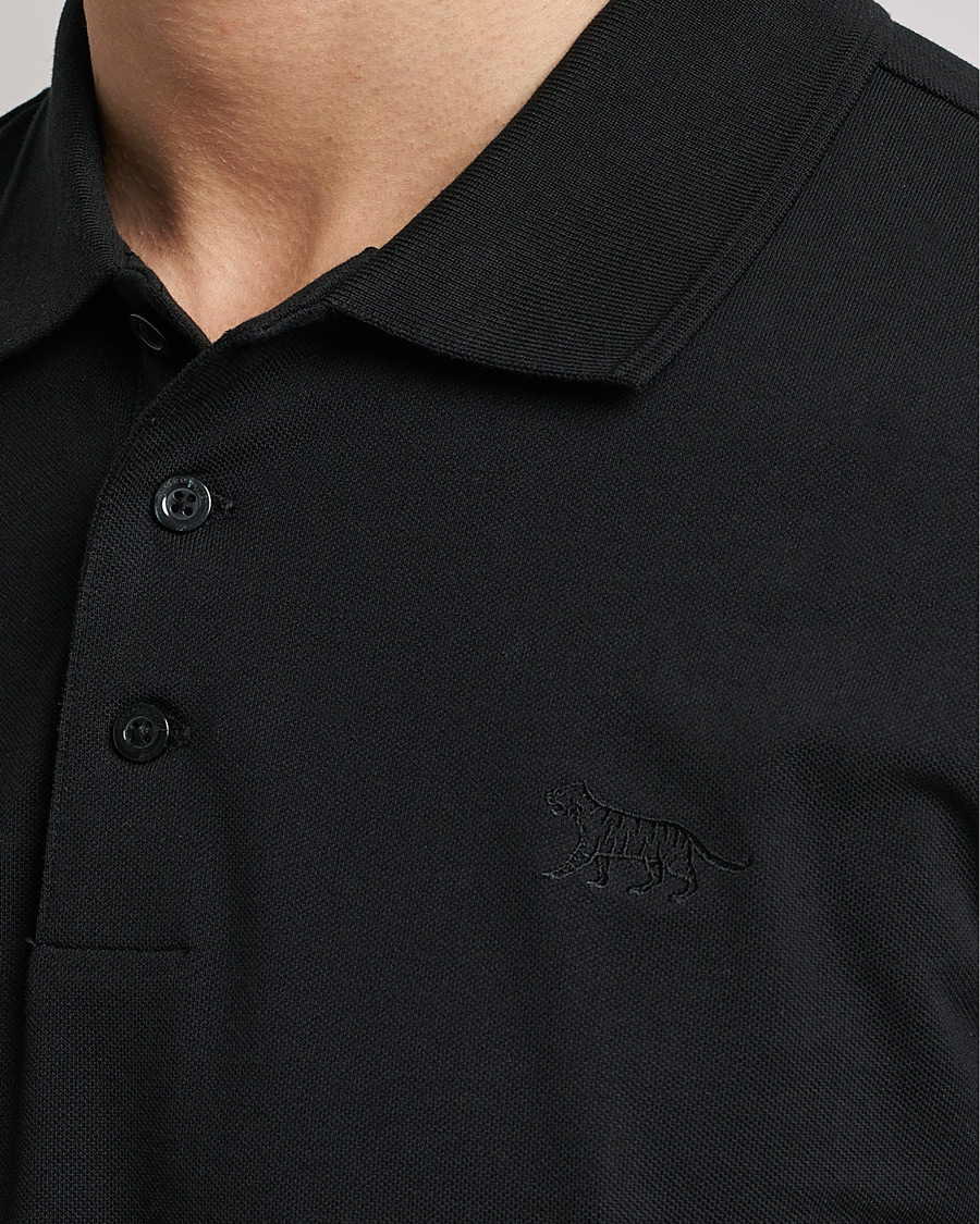 Herren | Poloshirts | Tiger of Sweden | Diaros Cotton Pique Black