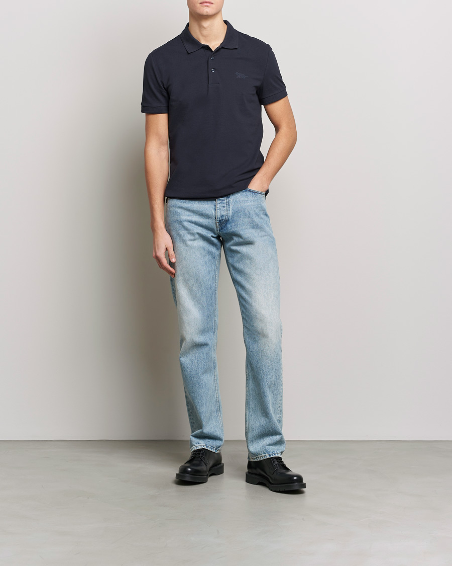 Herren | Poloshirts | Tiger of Sweden | Diaros Cotton Pique Light Ink