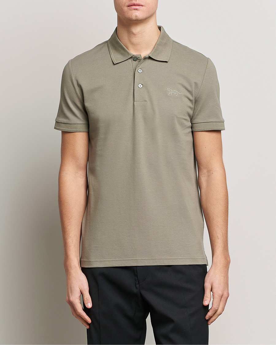Herren | Poloshirts | Tiger of Sweden | Diaros Cotton Pique Light Khaki