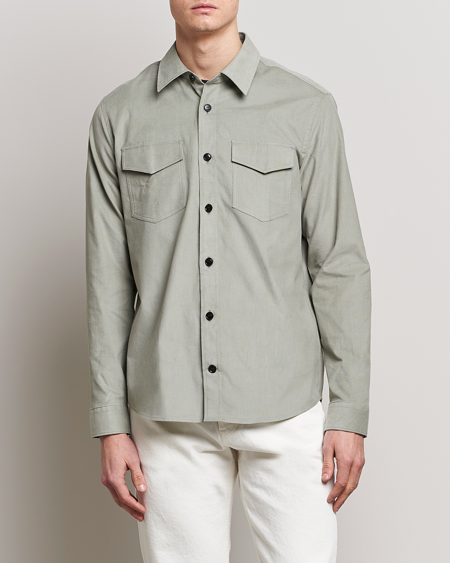 Herren | Hemden | Tiger of Sweden | Arnou Cotton Overshirt Shadow