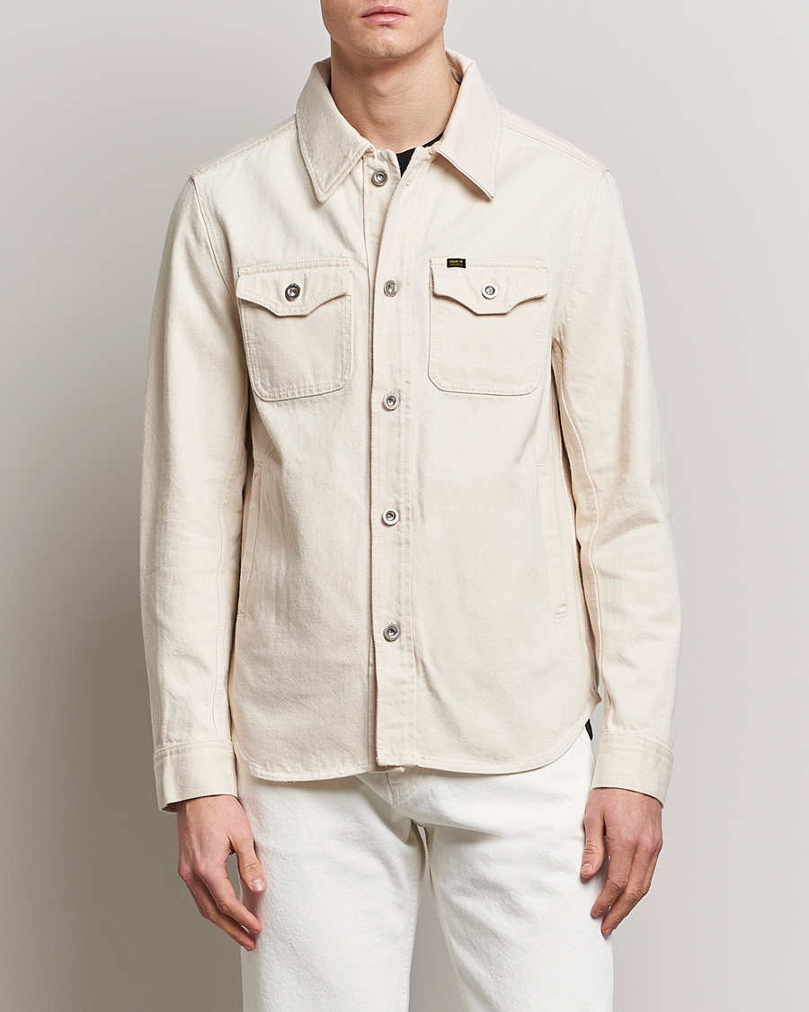 Herren | Jacken | Tiger of Sweden | Get Denim Jacket Ecru denim