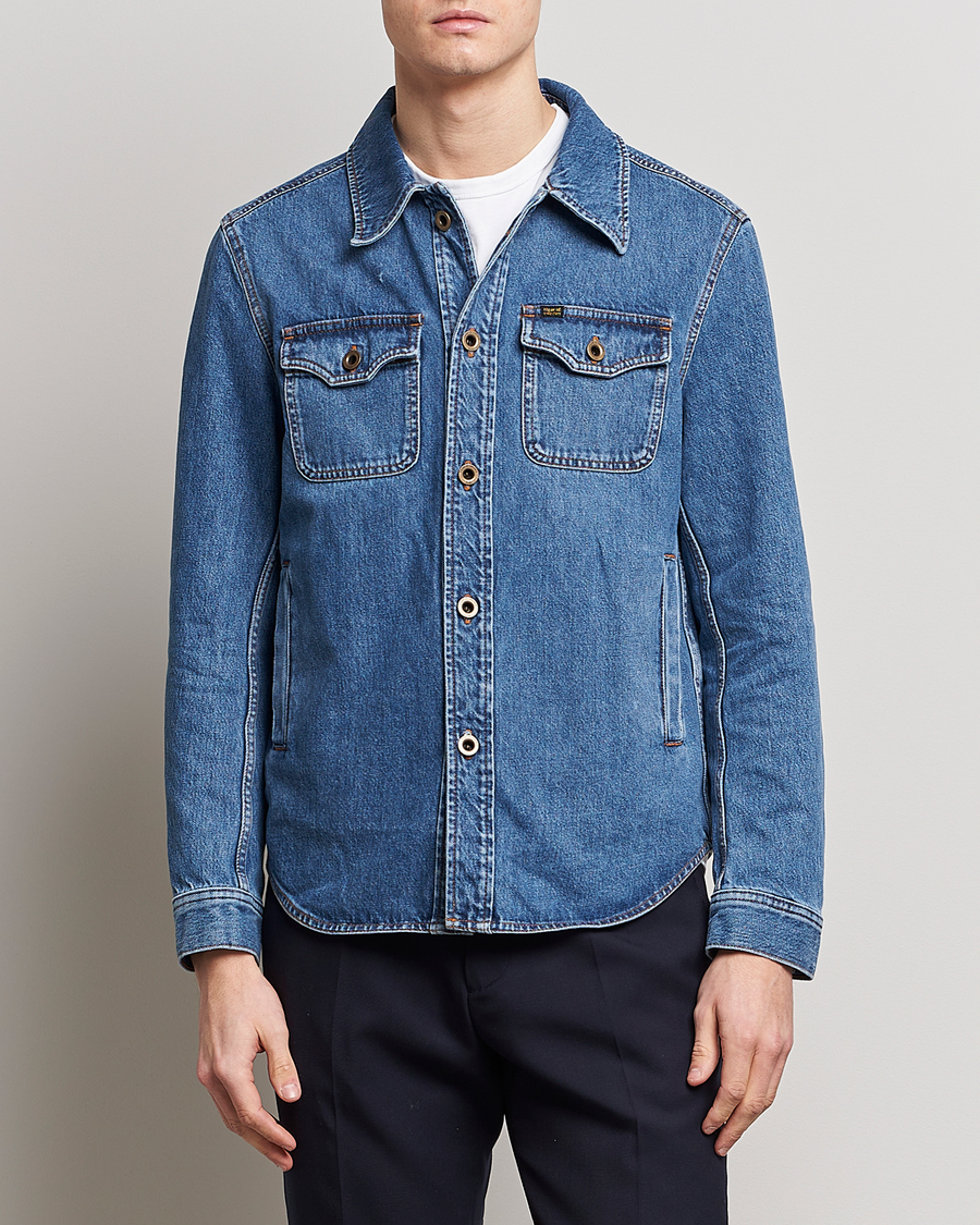 Herren | Jacken | Tiger of Sweden | Get Denim Jacket Medium Blue