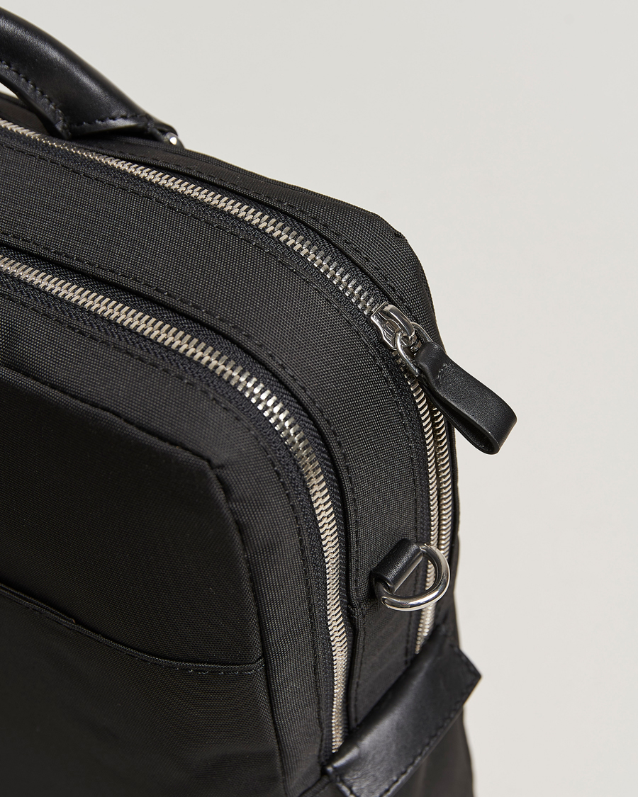 Herren | Tiger of Sweden Bays Recycled Polyester Computer Bag Black | Tiger of Sweden | Bays Recycled Polyester Computer Bag Black