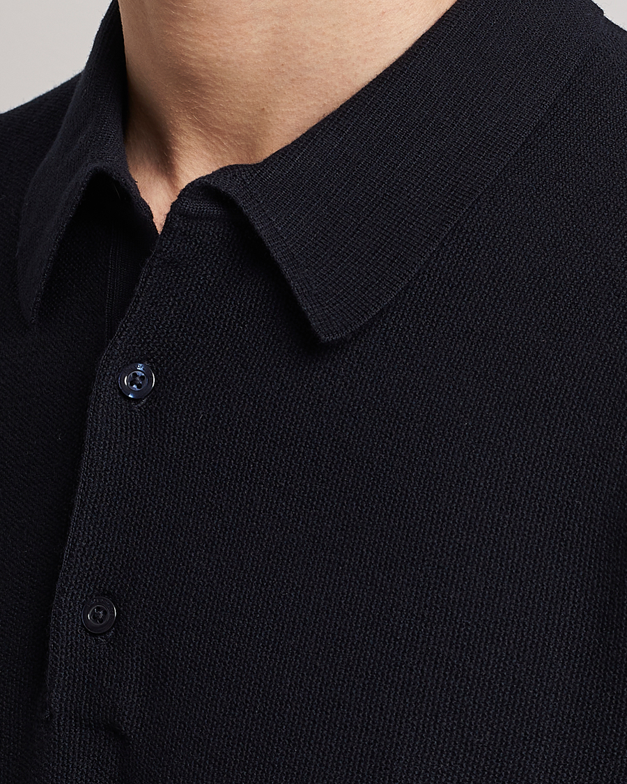 Herren | Pullover | Tiger of Sweden | Jenkim Knitted Pique Dark Ink