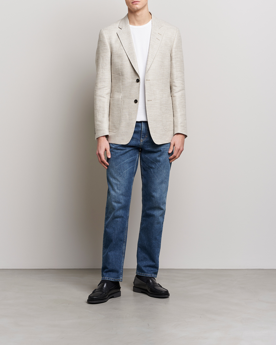 Herren | Sakkos | Tiger of Sweden | Jeffery Hampa Cotton Jacket Light Ivory