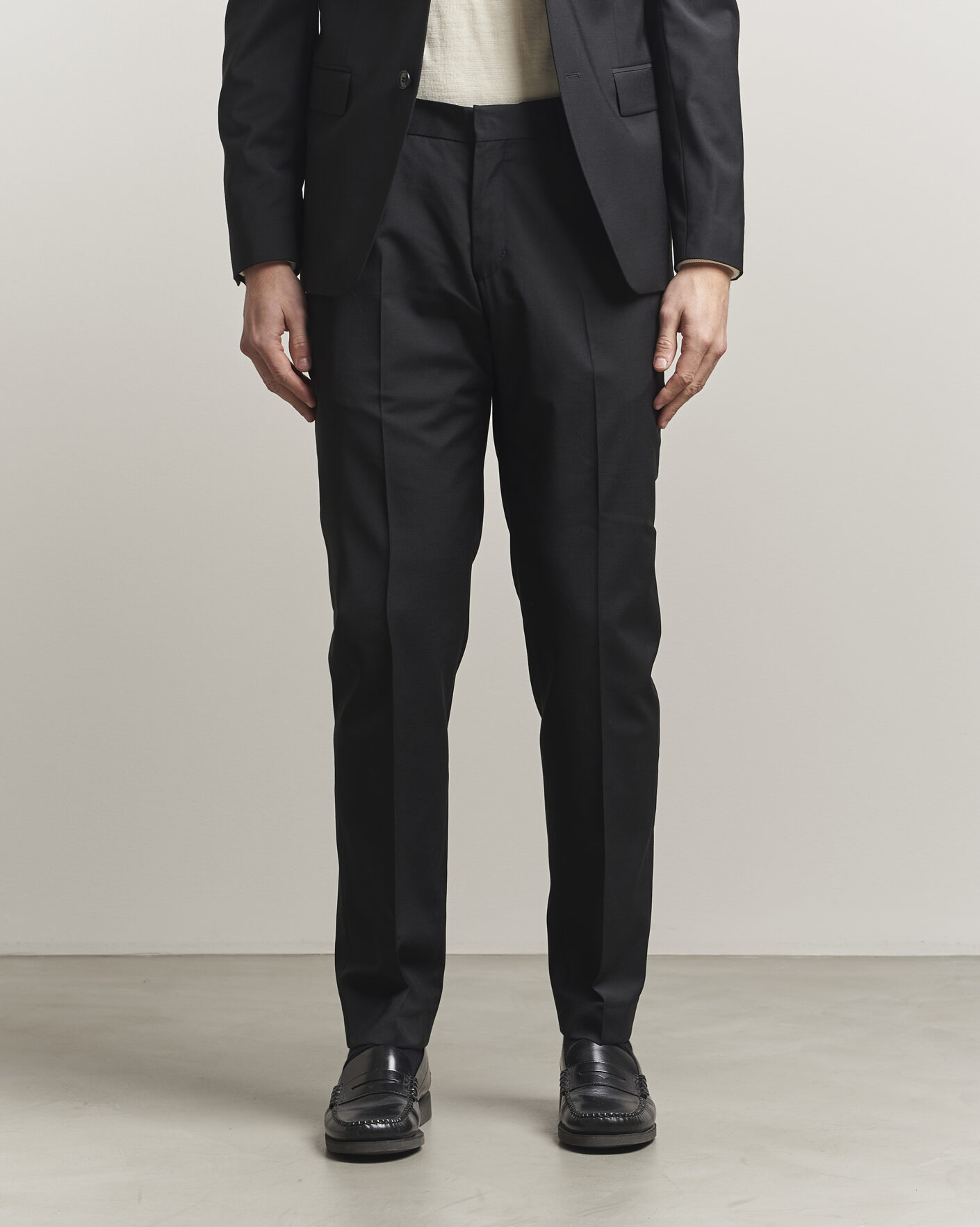 Herren | Hosen | Tiger of Sweden | Tenuta Wool Travel Suit Trousers Black