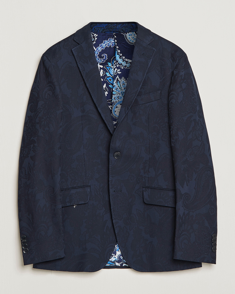 Herren | Sakkos | Etro | Jacquard Blazer Navy