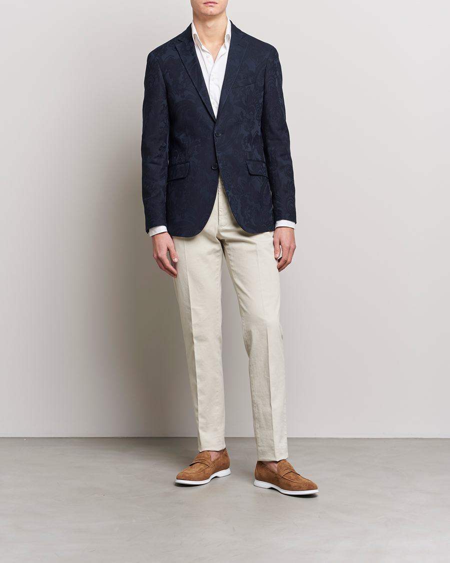Herren | Sakkos | Etro | Jacquard Blazer Navy