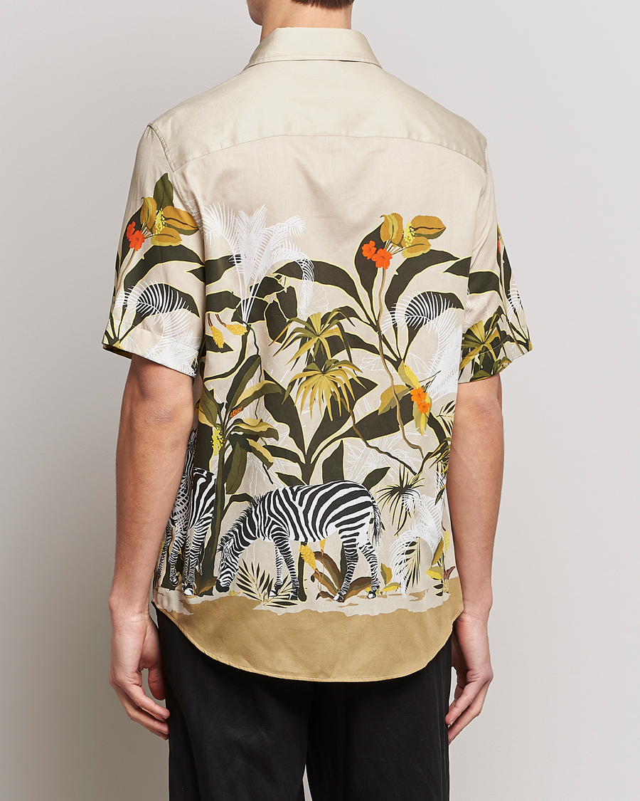 Herren | Hemden | Etro | Printed Camp Collar Shirt Beige