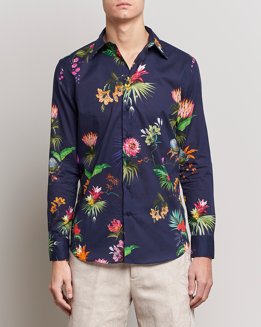 Herren | Hemden | Etro | Floreale Printed Shirt Navy