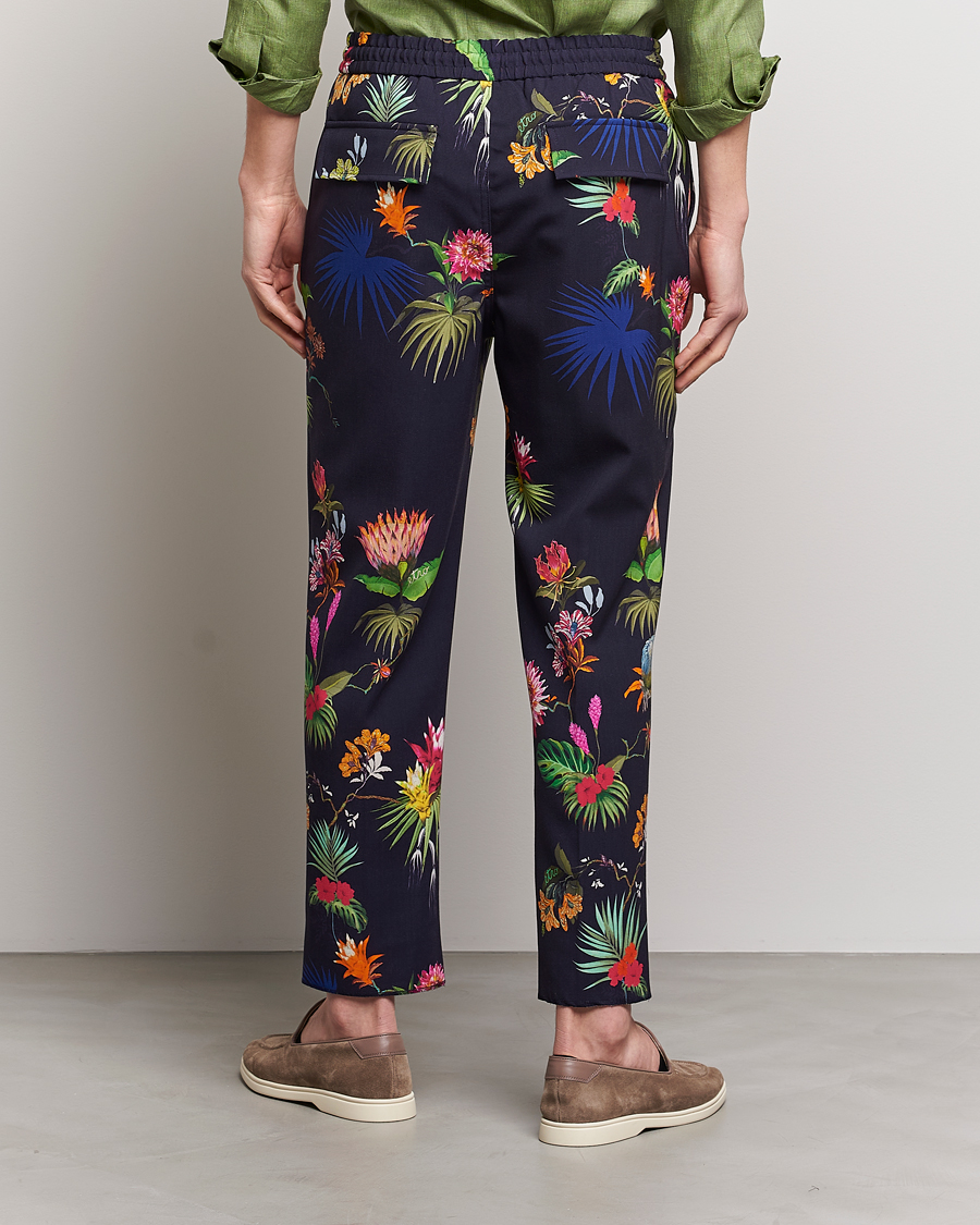 Herren | Hosen | Etro | Printed Casual Trousers Navy