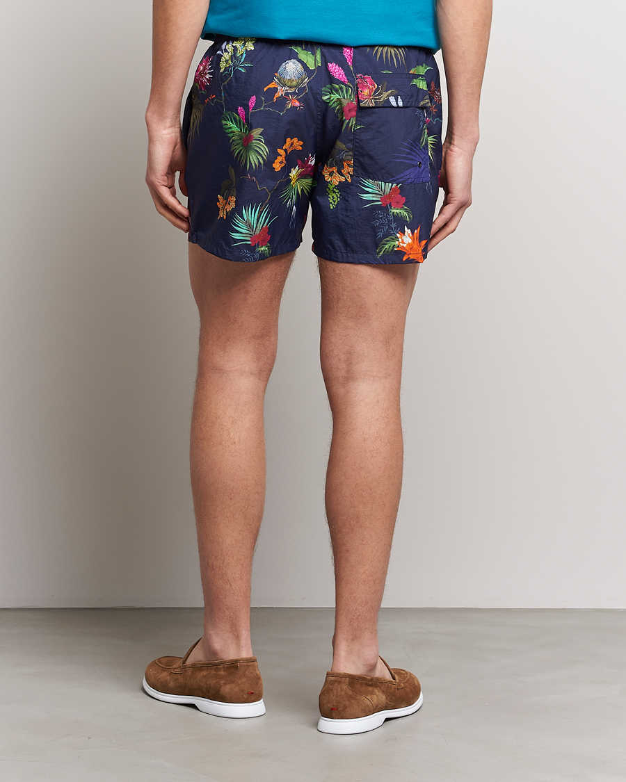 Herren | Badehosen | Etro | Floreale Printed Swim Trunks Navy