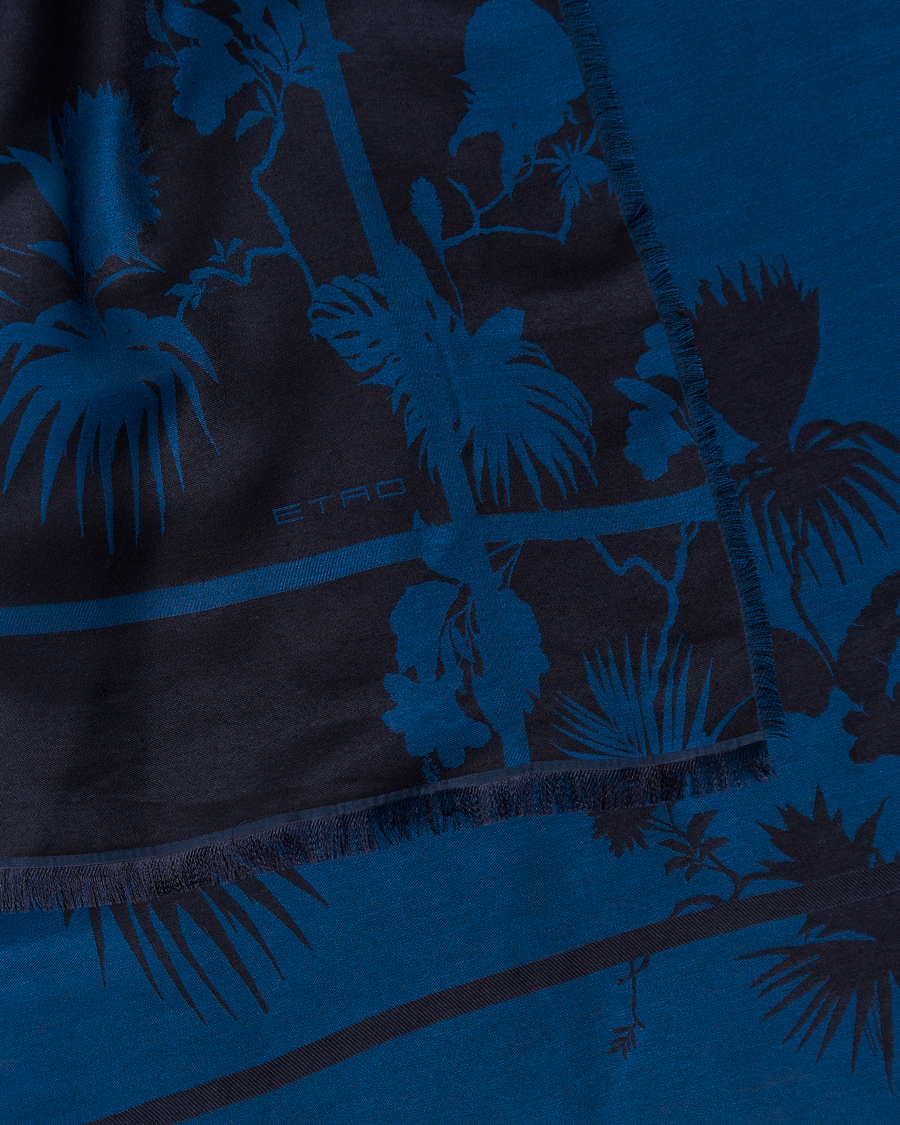 Herren | Etro Jacquard Floreale Scarf Navy | Etro | Jacquard Floreale Scarf Navy