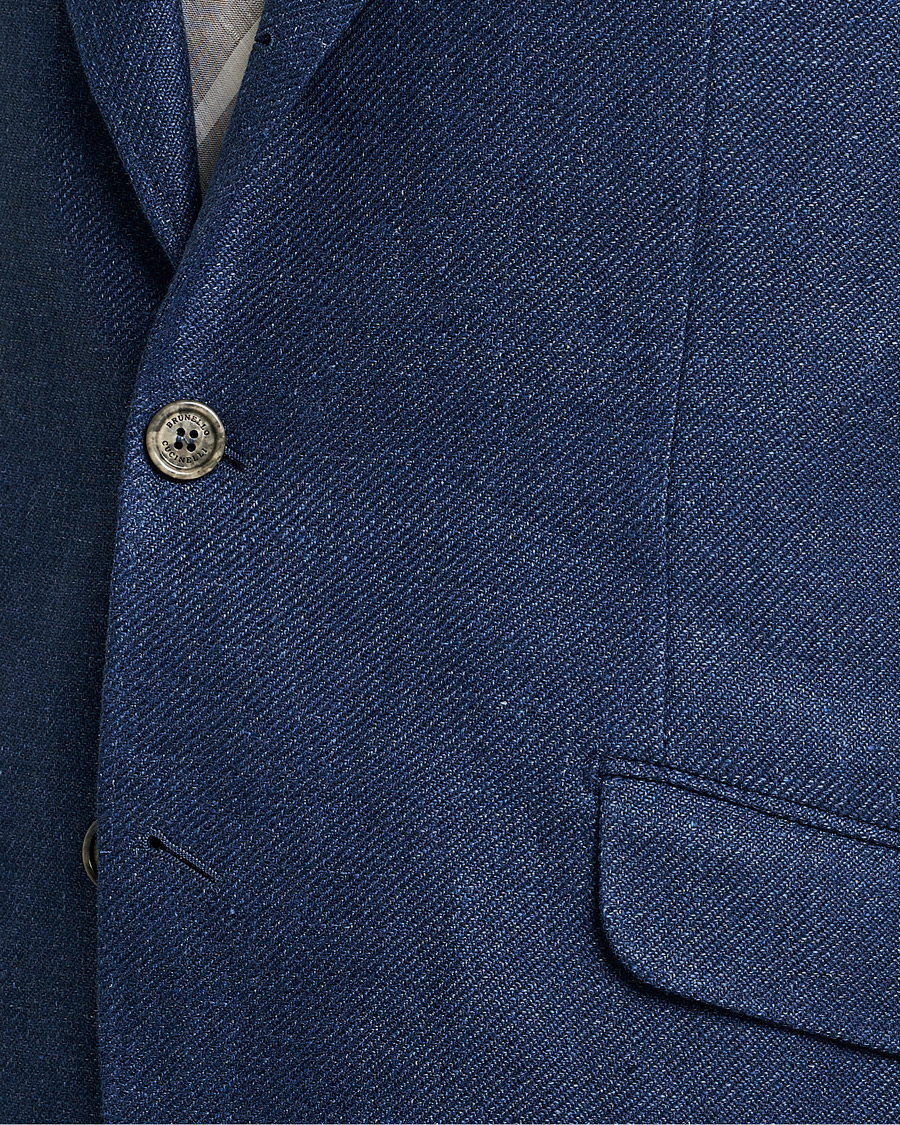 Herren | Anzüge | Brunello Cucinelli | Linen/Silk Suit Royal Blue