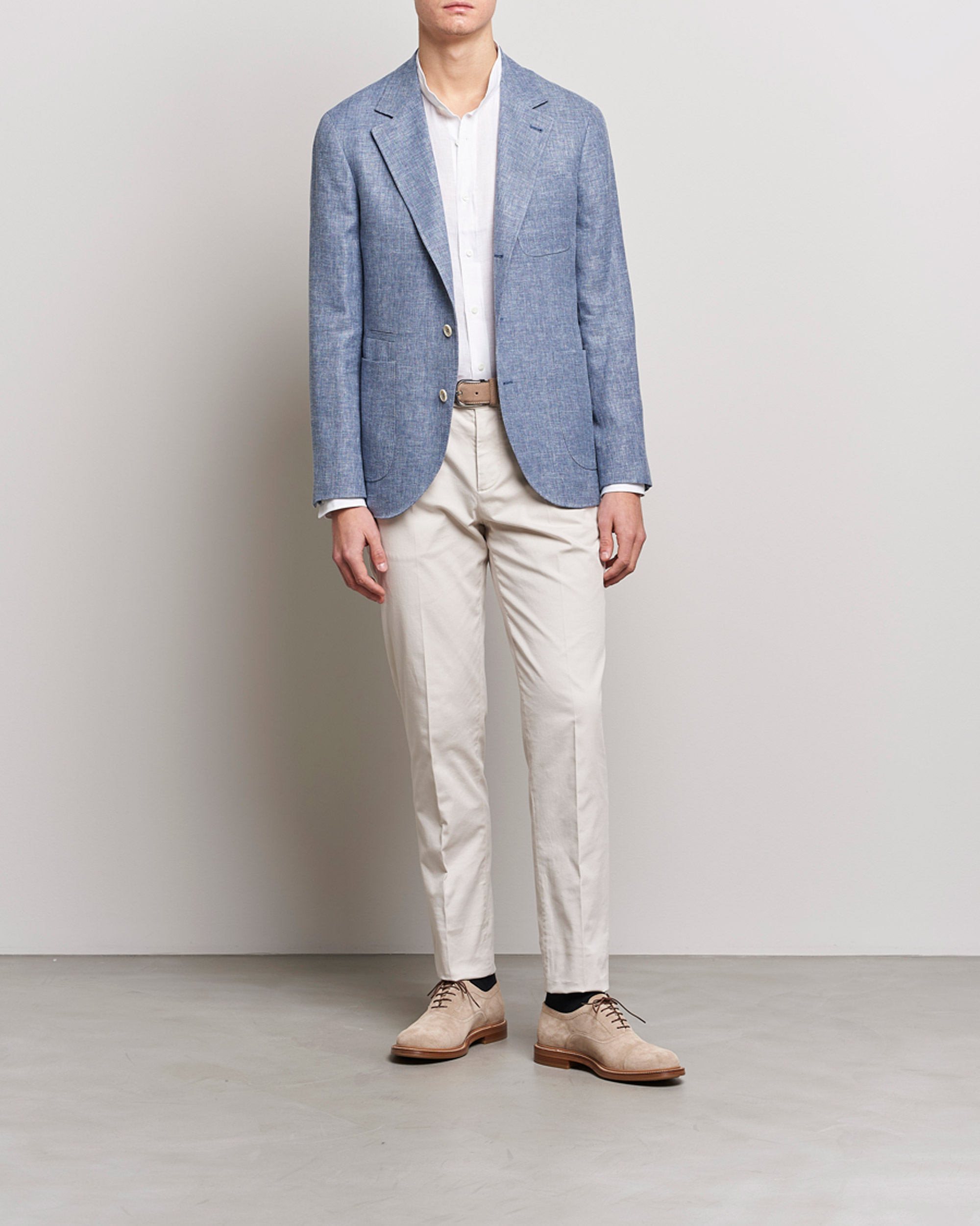 Herren | Hosen | Brunello Cucinelli | Slim Fit Cotton Chinos Off White