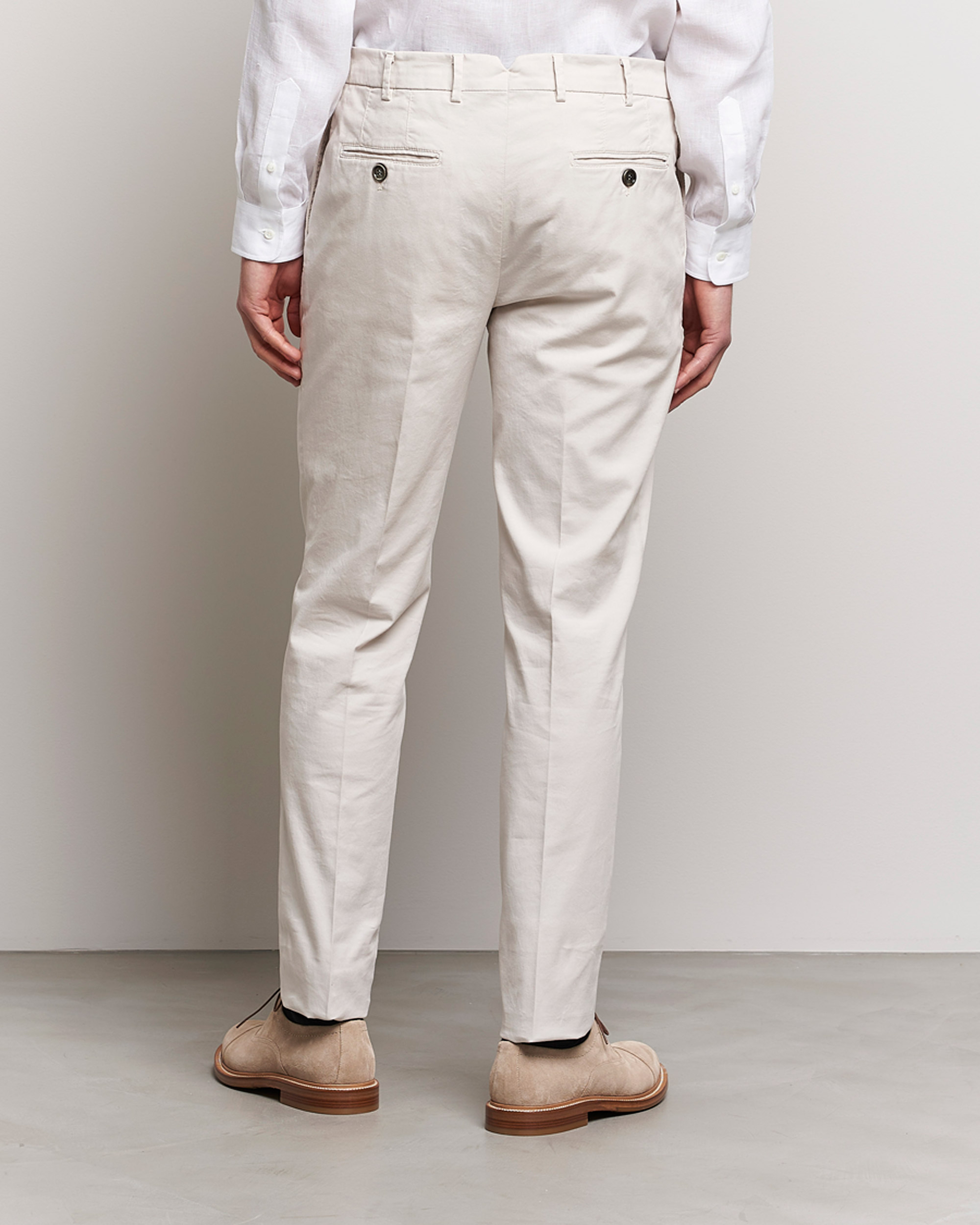 Herren | Hosen | Brunello Cucinelli | Slim Fit Cotton Chinos Off White