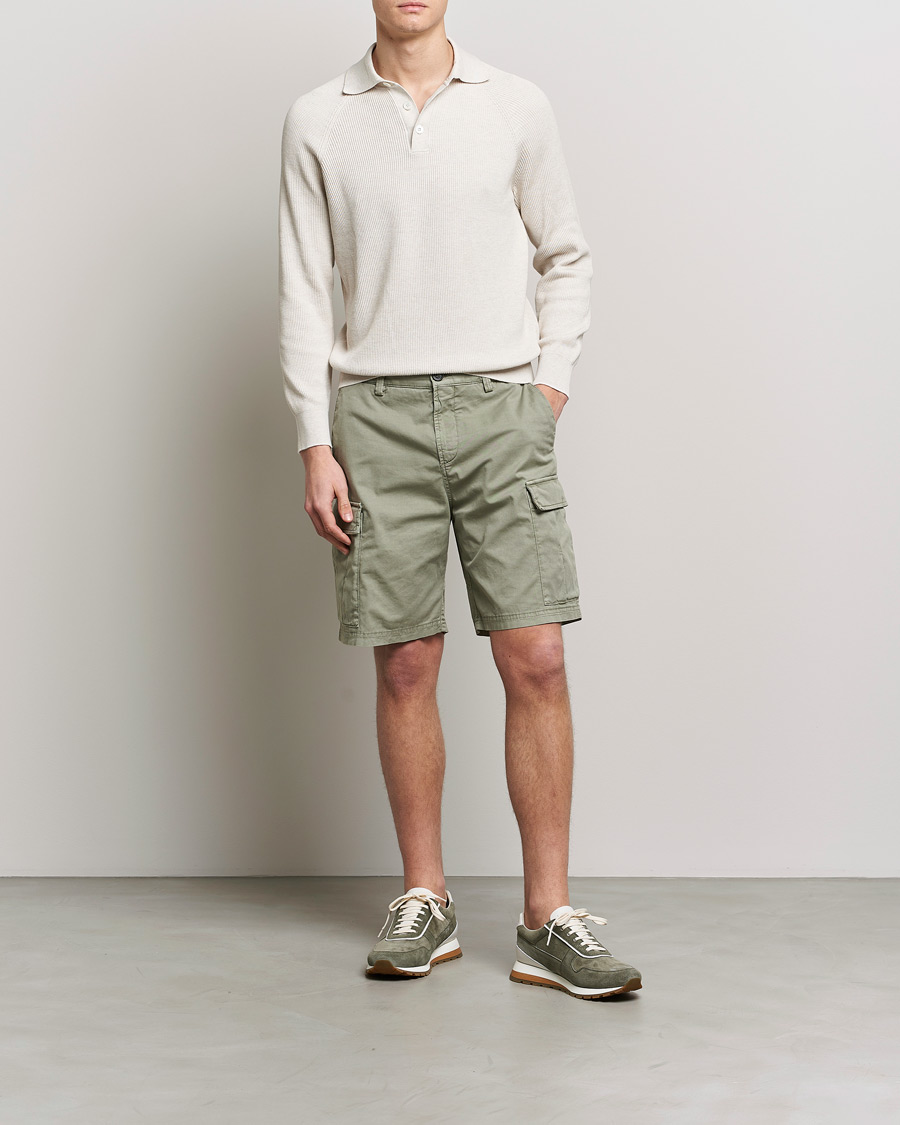 Herren | Shorts | Brunello Cucinelli | Cargo Shorts Sage Green