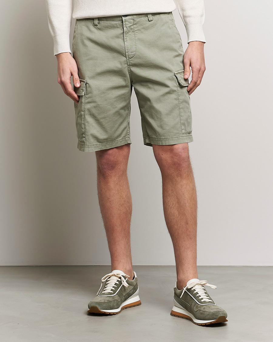 Herren | Shorts | Brunello Cucinelli | Cargo Shorts Sage Green