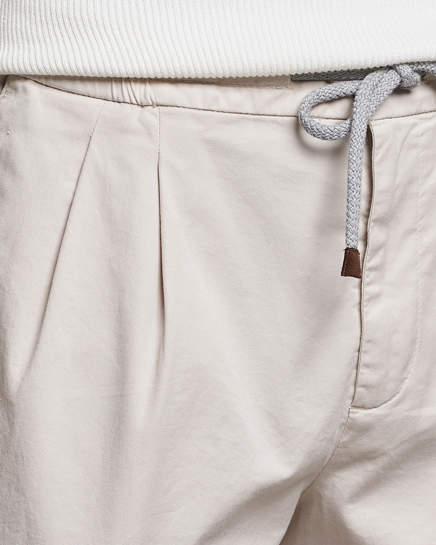 Herren | Shorts | Brunello Cucinelli | Drawstring Shorts Light Beige