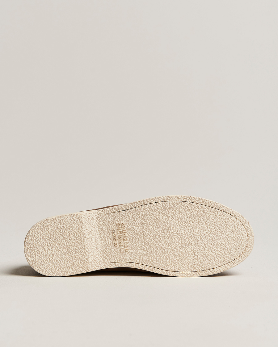 Herren | Brunello Cucinelli Boat Shoe Brown Suede | Brunello Cucinelli | Boat Shoe Brown Suede