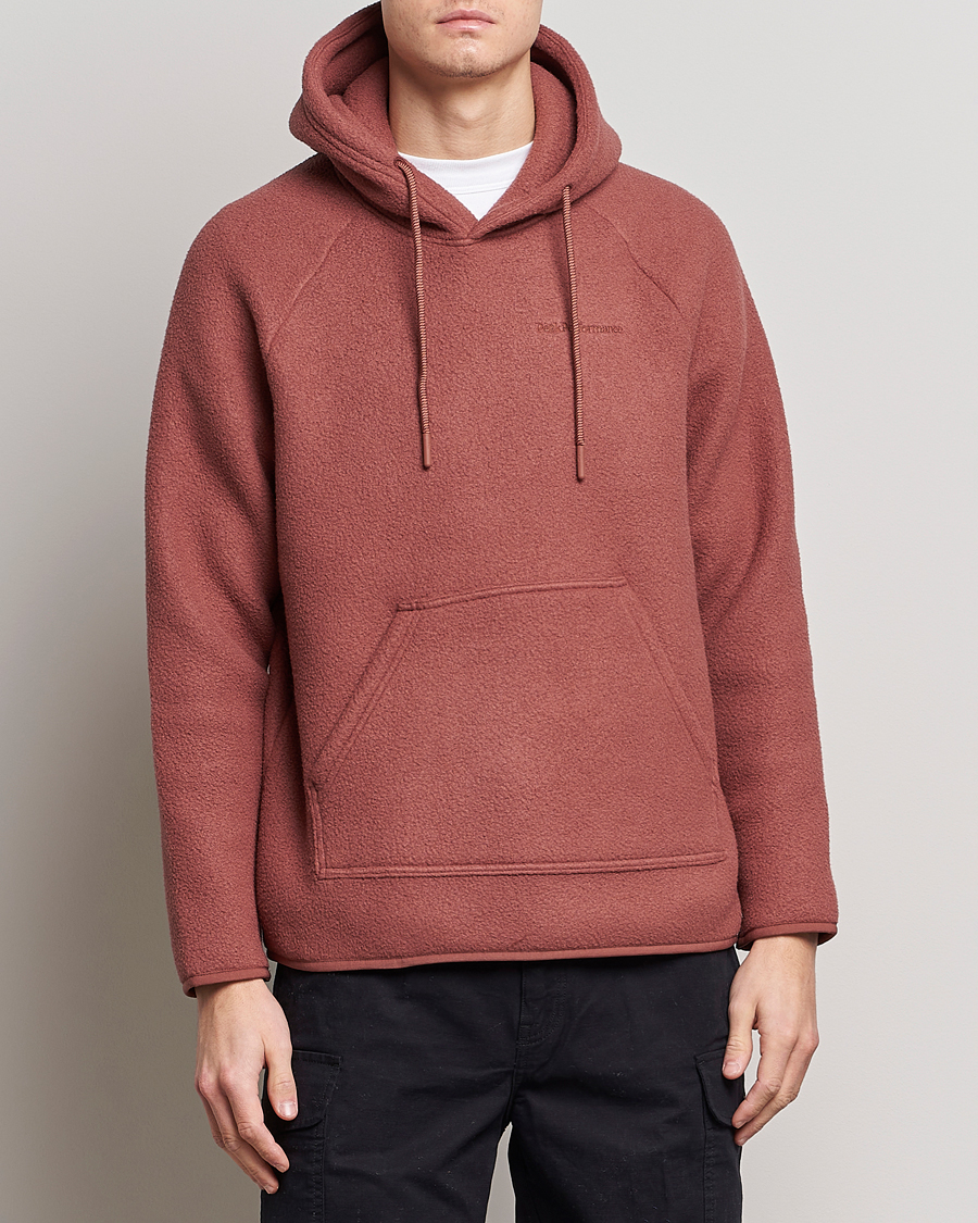 Herren | Pullover | Peak Performance | Fleece Hood Classic Clay