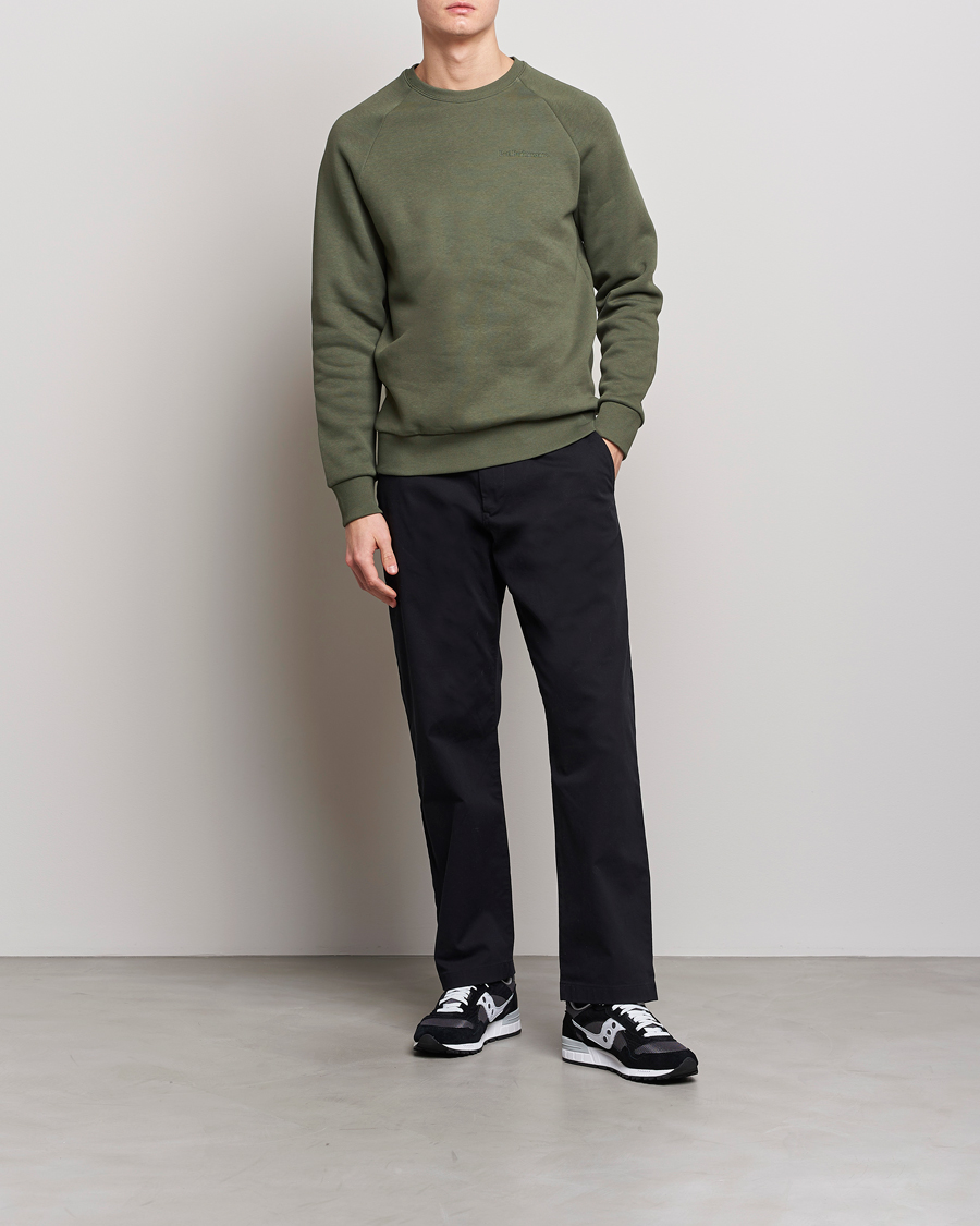 Herren | Pullover | Peak Performance | Original Small Logo Crew Neck Sweatshirt Pine Needle