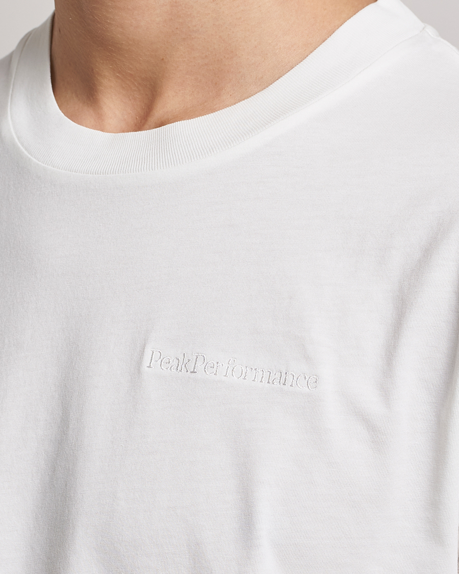 Herren | T-Shirts | Peak Performance | Original Logo Crew Neck T-Shirt Off White
