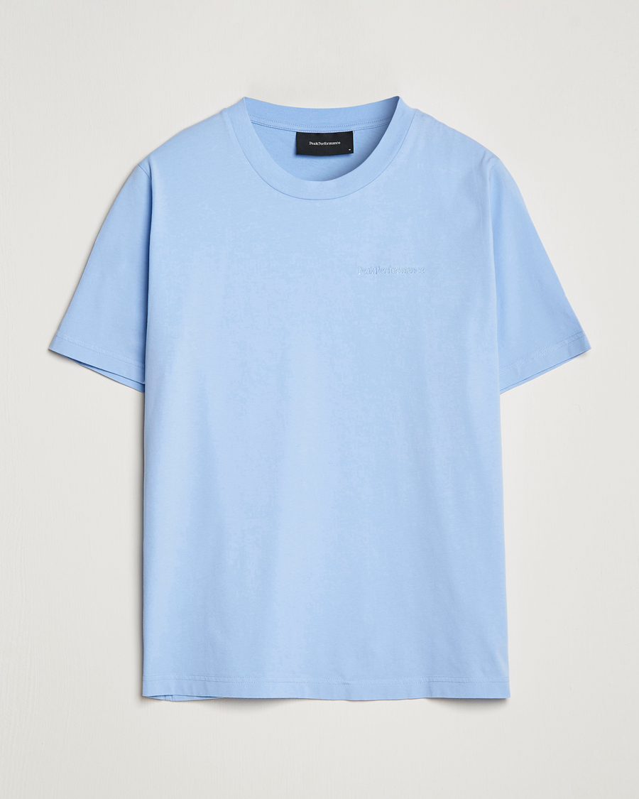 Herren | T-Shirts | Peak Performance | Original Small Logo Tee Amity Blue