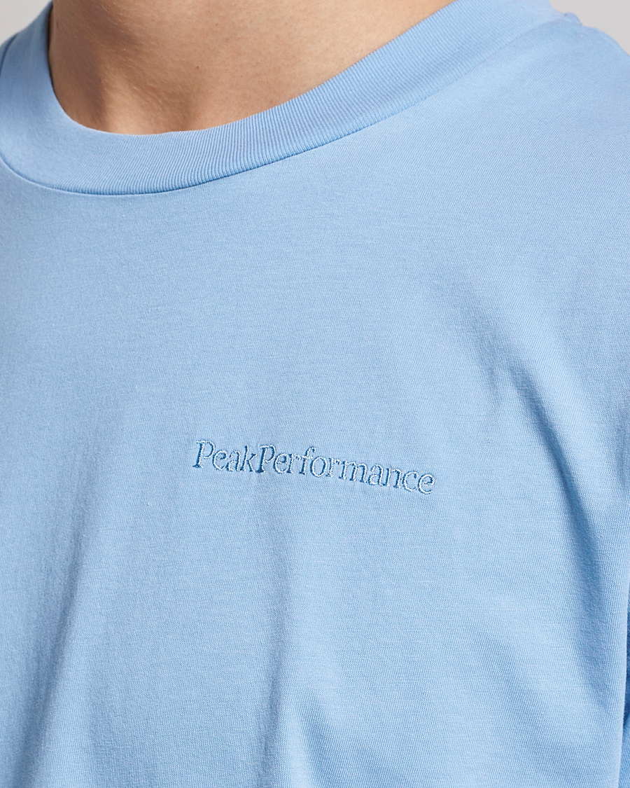 Herren | T-Shirts | Peak Performance | Original Small Logo Tee Amity Blue