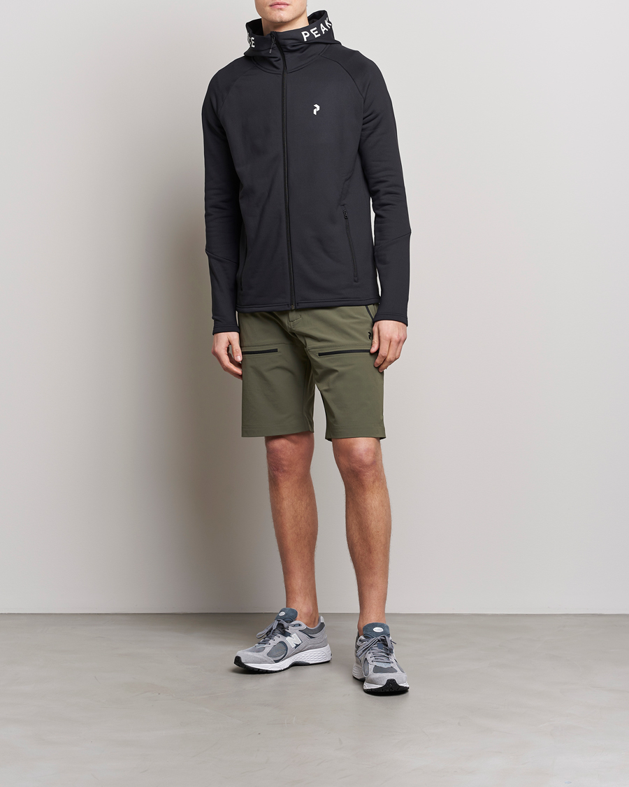Herren | Shorts | Peak Performance | Stretch Drawstring Tech Shorts Pine Needle