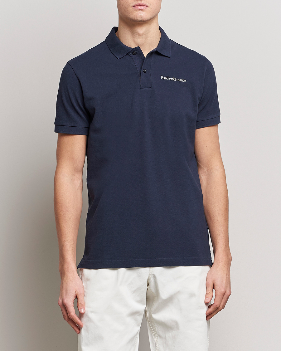Herren | Poloshirts | Peak Performance | Original Polo Blue Shadow