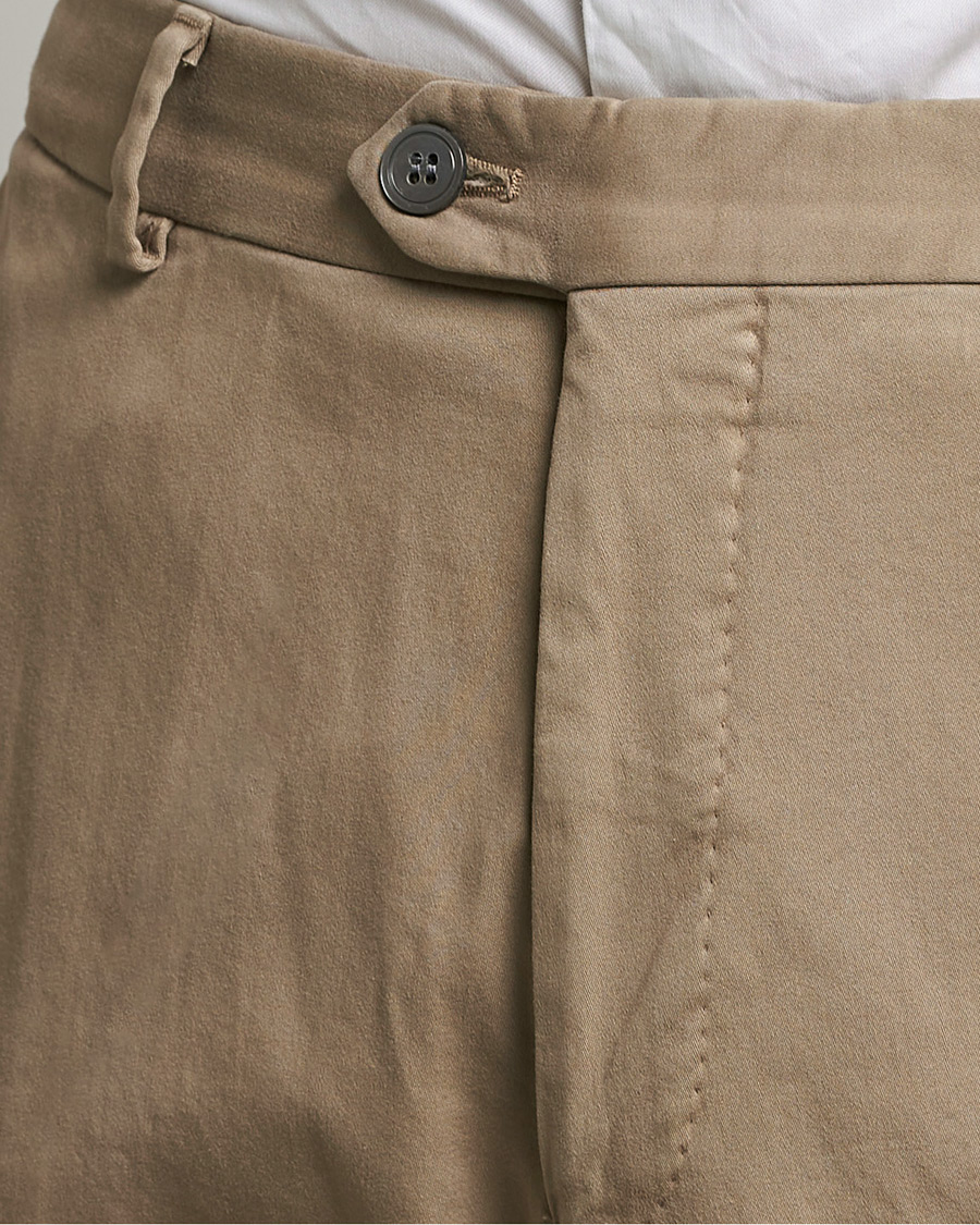 Herren | Hosen | Oscar Jacobson | Denz Casual Cotton Trousers Beige