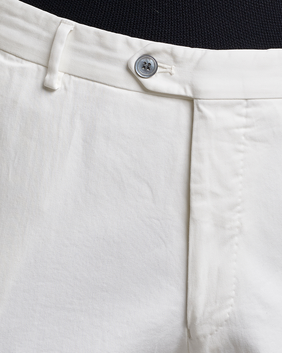 Herren | Hosen | Oscar Jacobson | Denz Casual Cotton Trousers White
