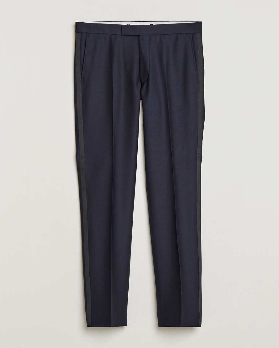Herren | Hosen | Oscar Jacobson | Denz Tuxedo Trousers Navy