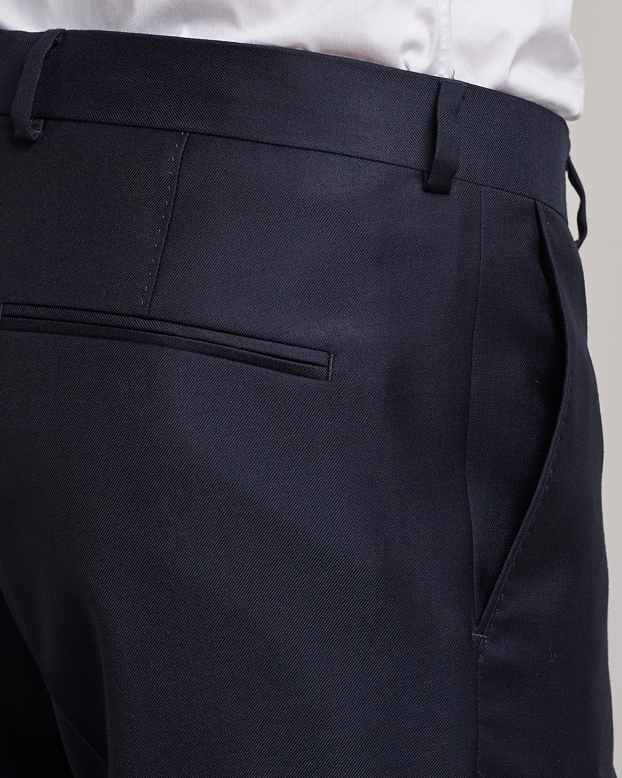 Herren | Anzüge | Oscar Jacobson | Ego Loro Piana Zelander Merino Wool Suit Navy