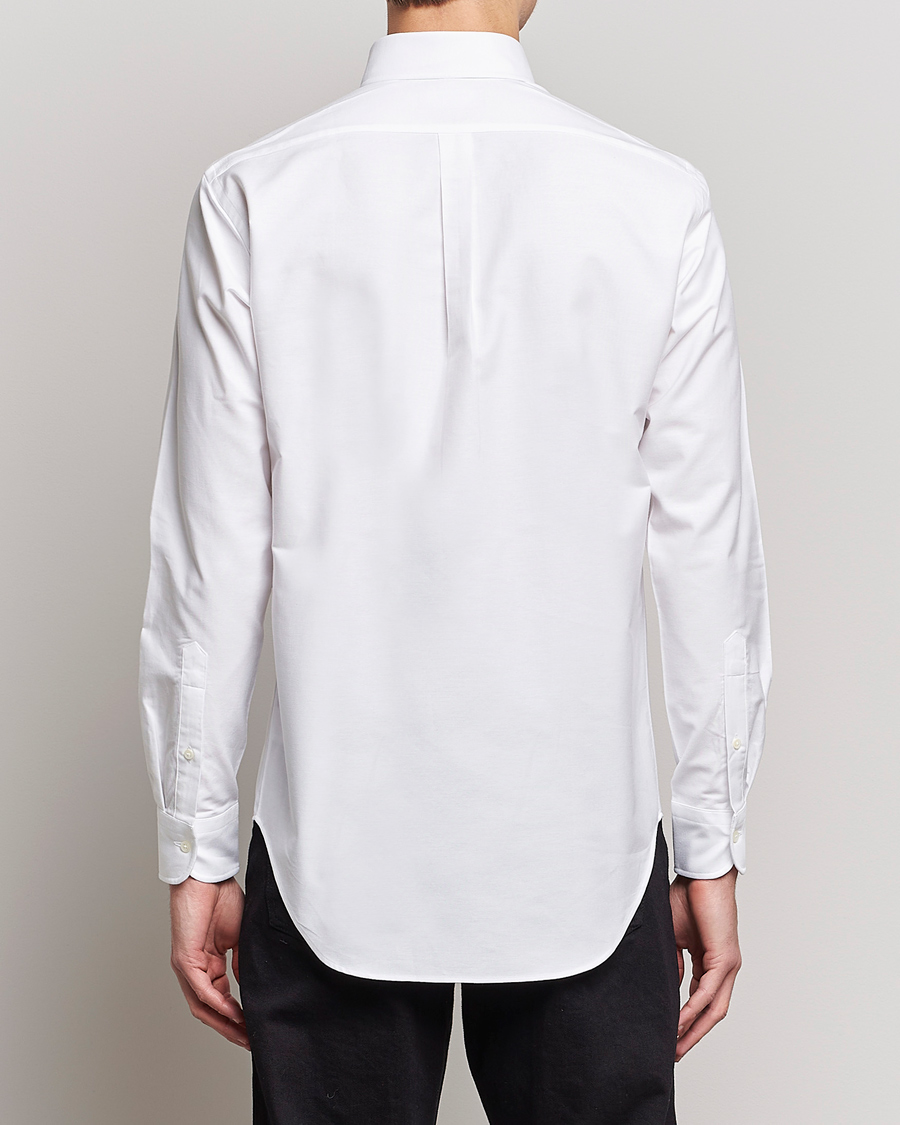 Herren | Hemden | Kamakura Shirts | Slim Fit Oxford BD Shirt White