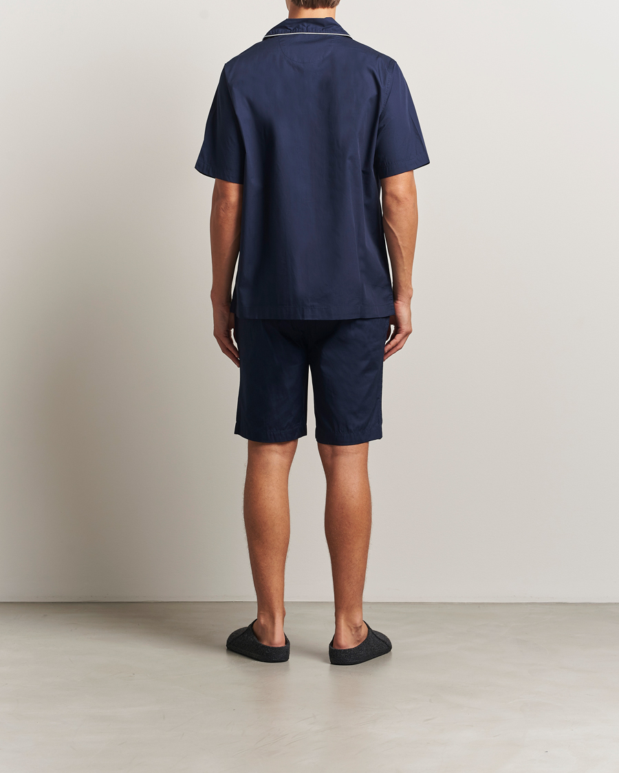 Herren | Schlafanzüge & Bademäntel | Polo Ralph Lauren | Cotton Short Pyjama Set Solid Navy
