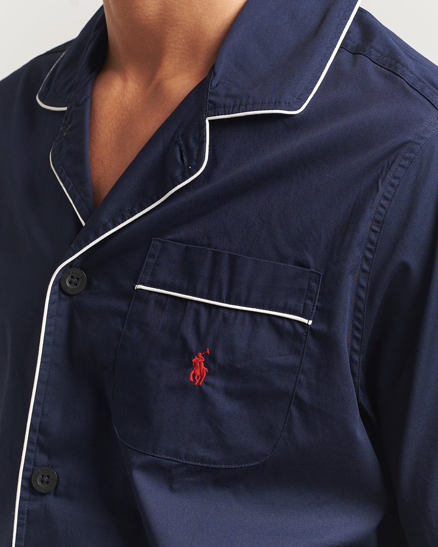 Herren | Schlafanzüge & Bademäntel | Polo Ralph Lauren | Cotton Short Pyjama Set Solid Navy