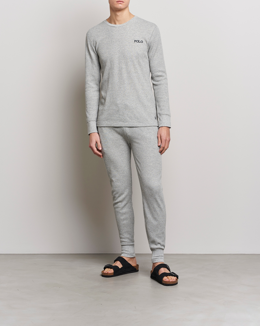 Herren | T-Shirts | Polo Ralph Lauren | Waffle Long Sleeve Crew Neck Andover Heather