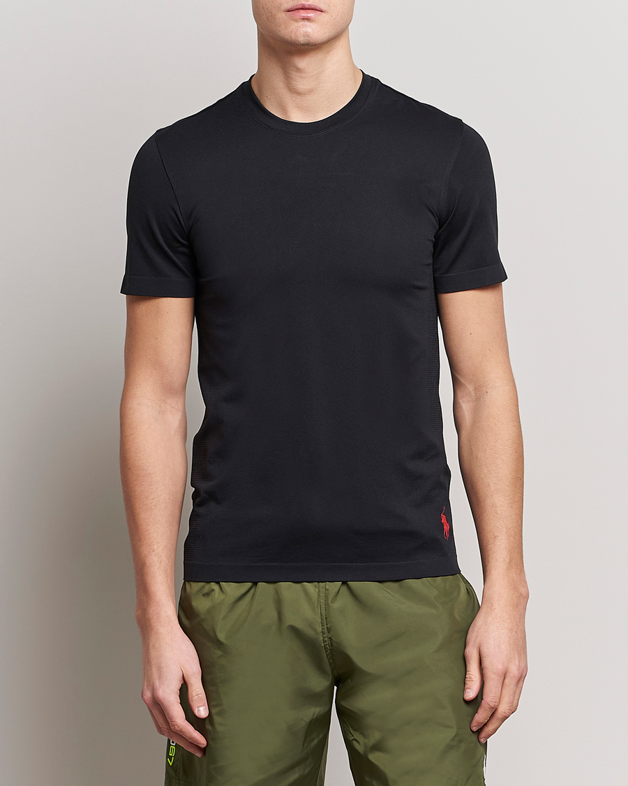 Herren | T-Shirts | Polo Ralph Lauren | Active Crew Neck Tee Polo Black