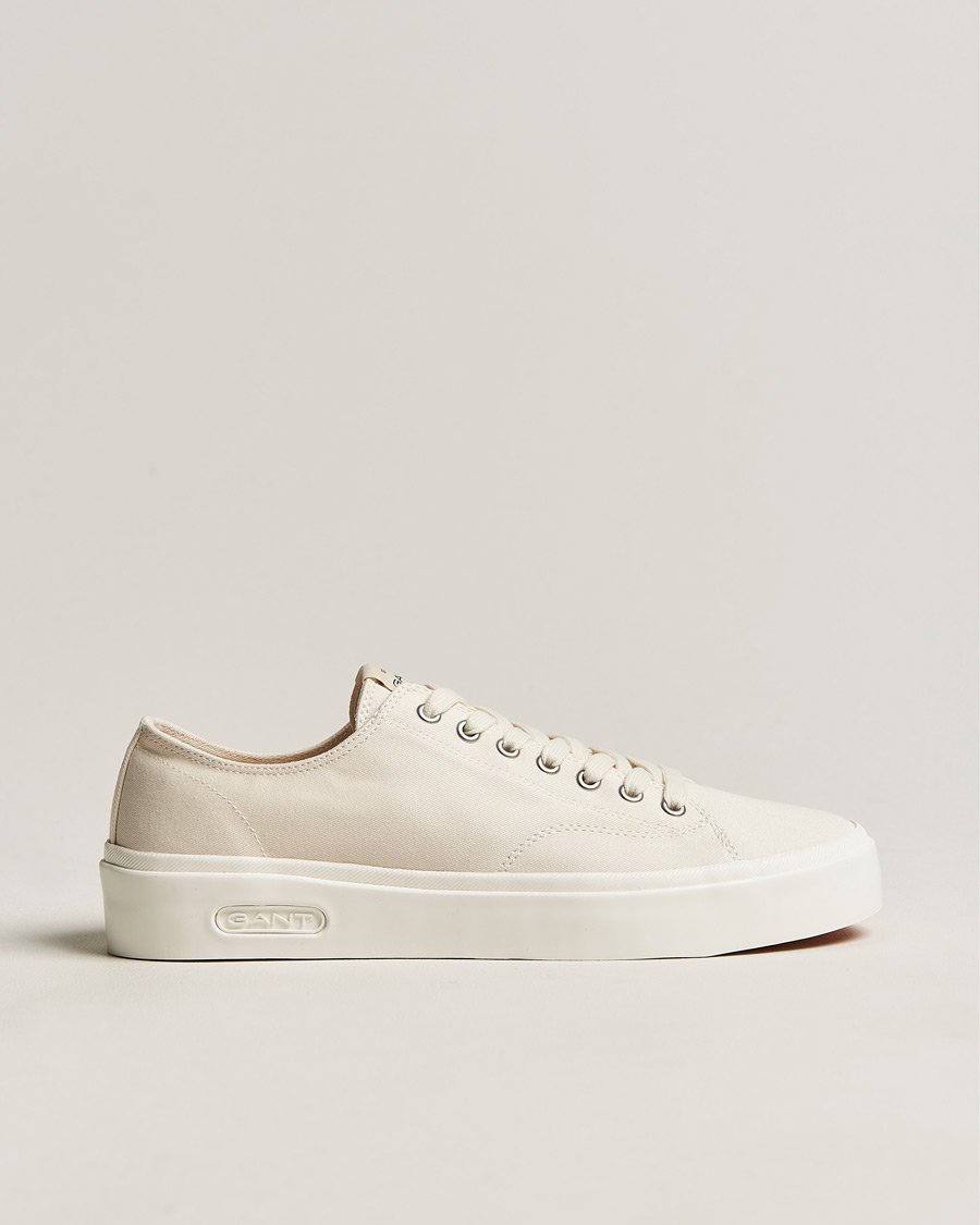 Herren | GANT Prepbro Canvas Sneaker Off White | GANT | Prepbro Canvas Sneaker Off White