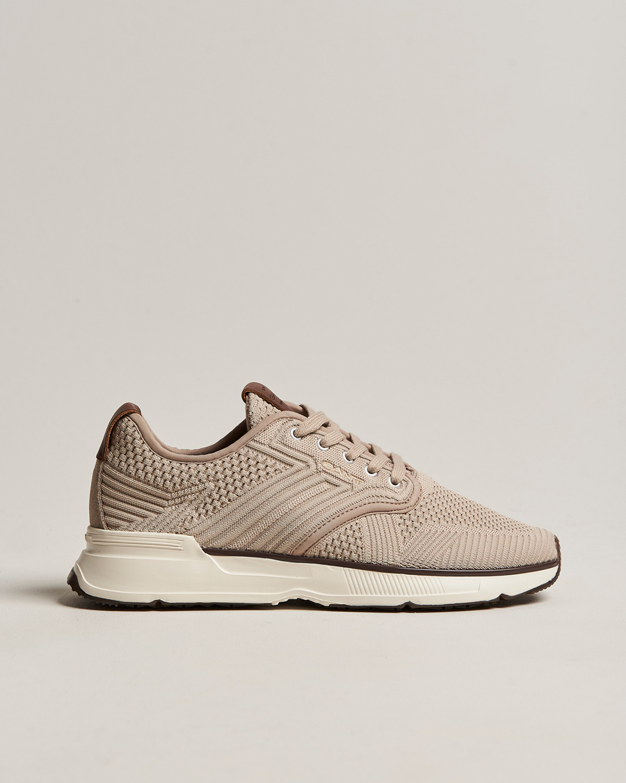 Herren | GANT Beeker Mesh Sneaker Taupe | GANT | Beeker Mesh Sneaker Taupe